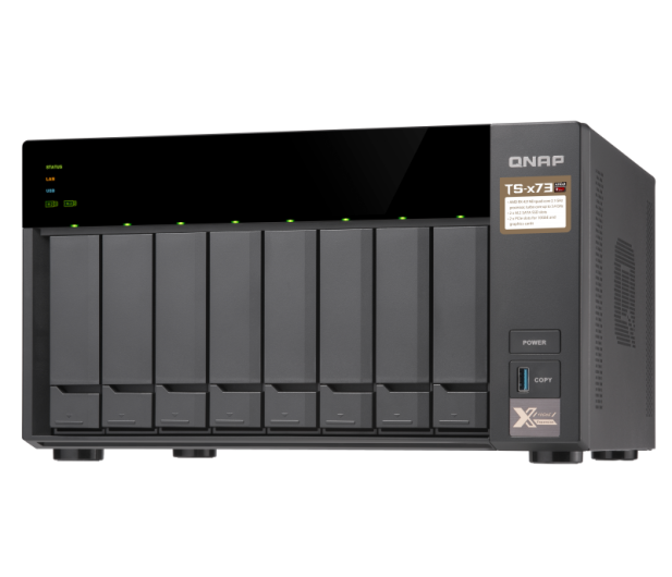 QNAP TS-873-4G 8x0HDD 4GB 4x3.4Ghz 4xGbE 2xM.2 4xUSB - 1461507 - zdjęcie 3